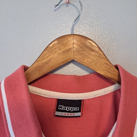 kAPPA Orange Mens Regular Fit Polo Casual Shirt‎ Embroidered Logo Size Large - Picture 5 of 13